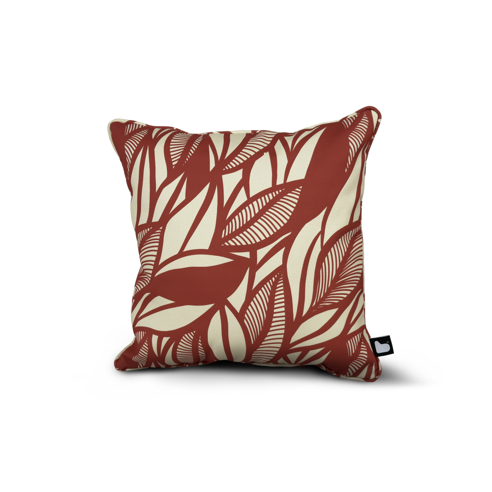 B-Cushion Art Collection - Poplar Leaf Marsala