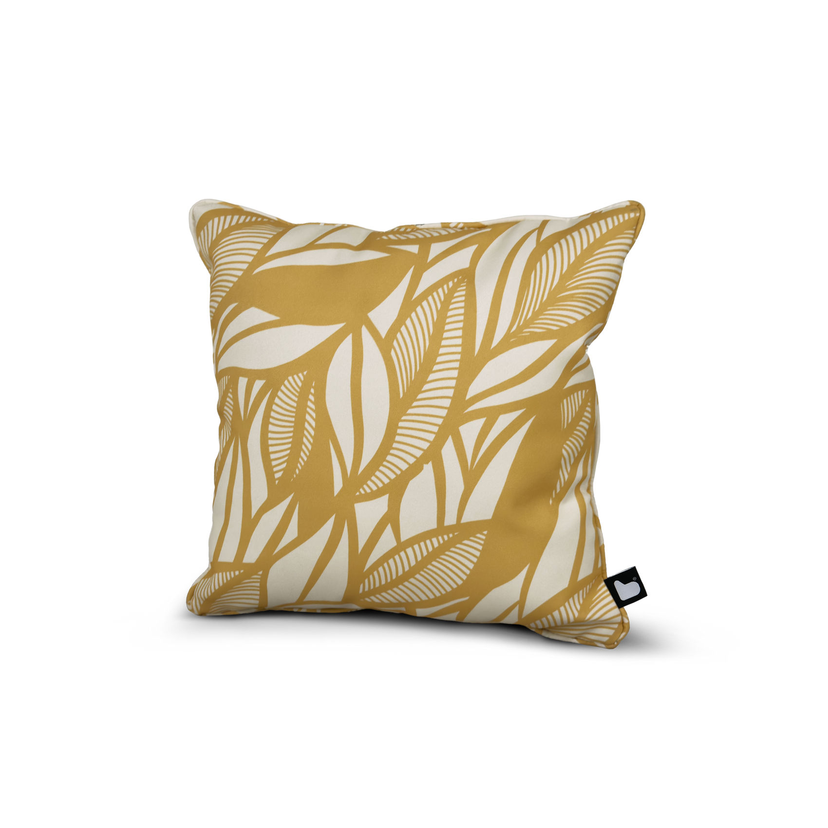 B-Cushion Art Collection - Poplar Leaf Butter Yellow