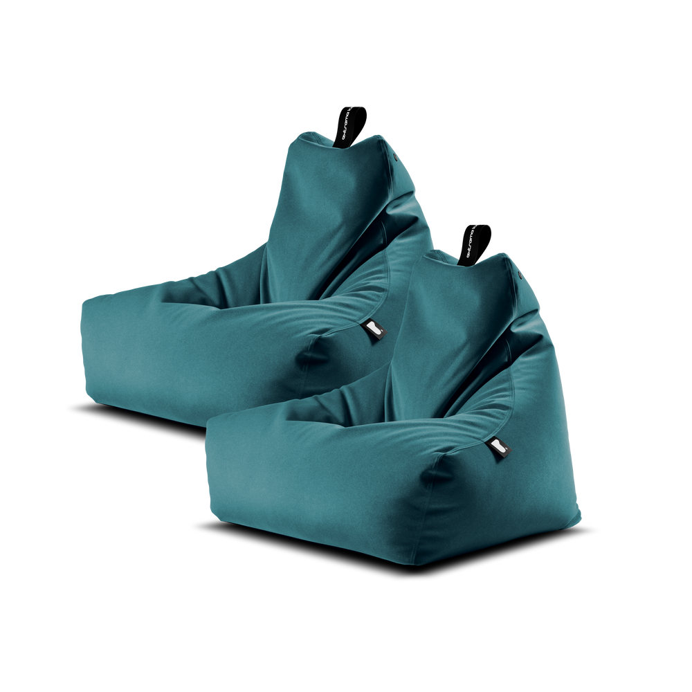 Brushed Suede B-Bag Bundle - Teal